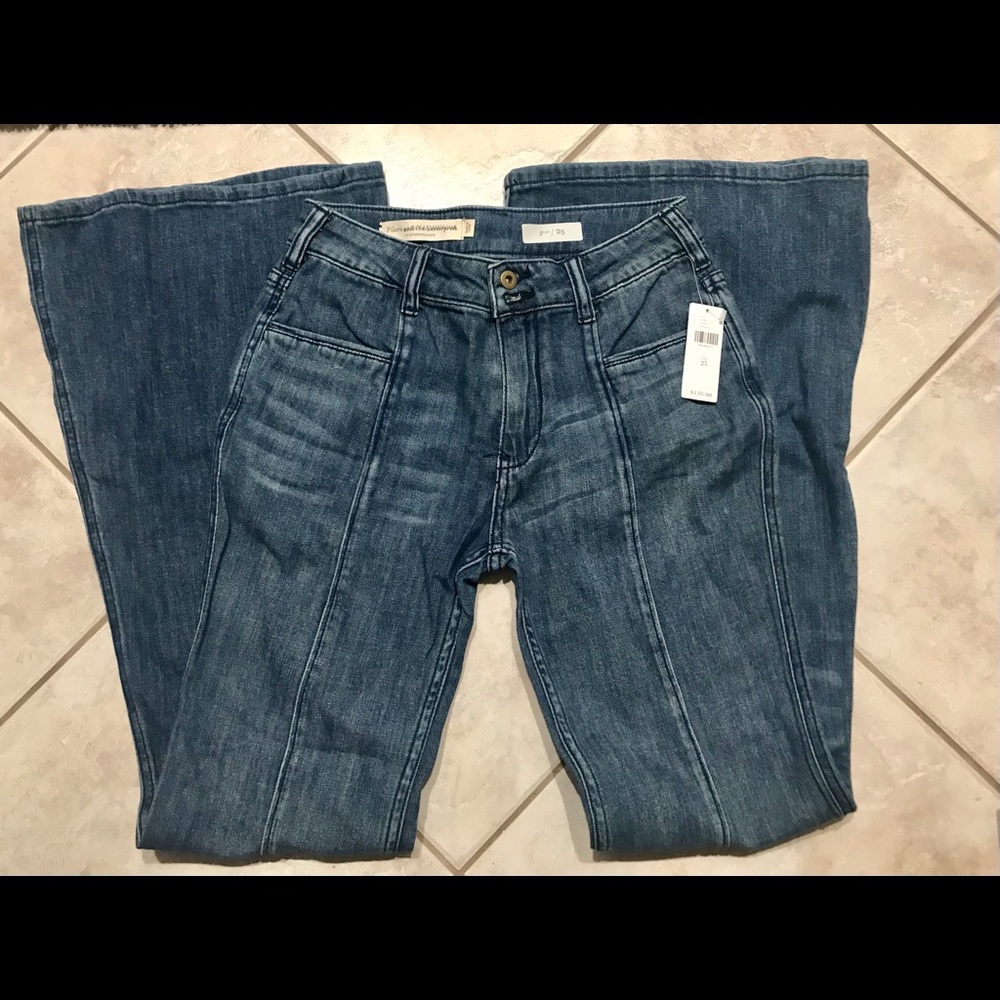 Anthropology Bell bottom jeans
